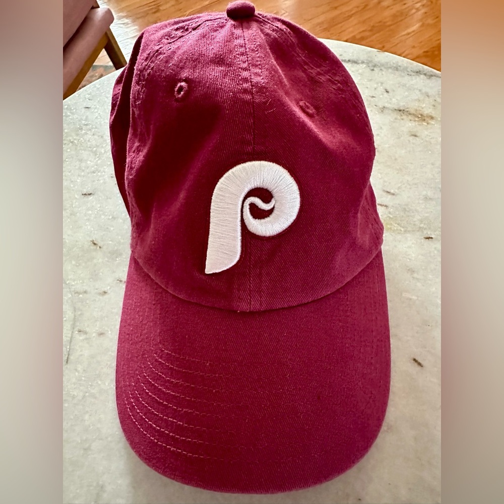 Phillies Maroon Baseball hat with Old Skool logo